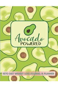 Avocado POWERED KETO DIET WEIGHT LOSS JOURNAL & PLANNER