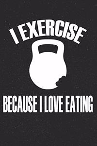I Exercise Because I Love Eating