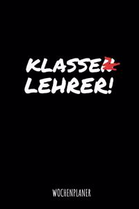 Klasse Lehrer Wochenplaner