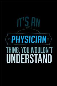 It's a physician thing, you wouldn't understand