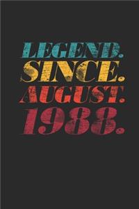 Legend Since August 1988