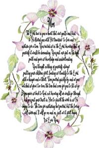 Mom We Love You - Hibiscus Journal