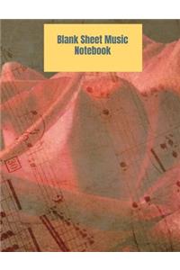 Blank Sheet Music Notebook