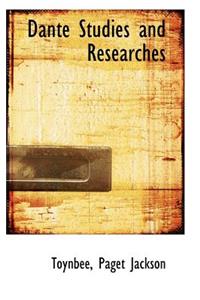 Dante Studies and Researches
