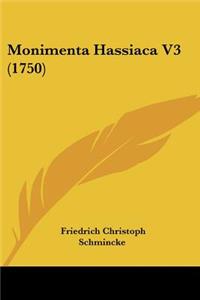 Monimenta Hassiaca V3 (1750)