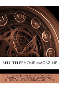 Bell telephone magazine