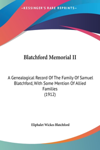 Blatchford Memorial II