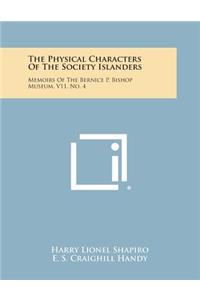 Physical Characters of the Society Islanders