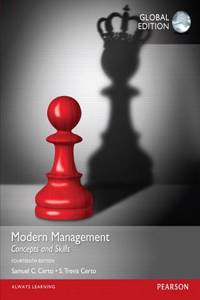 Modern Management: Concepts and Skills with MyManagementLab, Global Edition