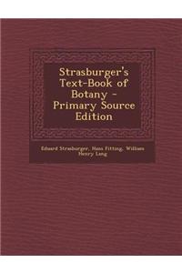 Strasburger's Text-Book of Botany