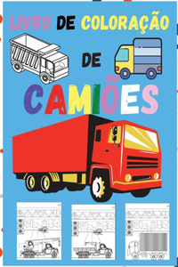 Livro de Coloração de Camiões