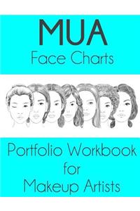 MUA Face Charts Portfolio Workbook for Makeup Artists