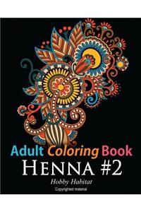 Adult Coloring Book: Henna #2
