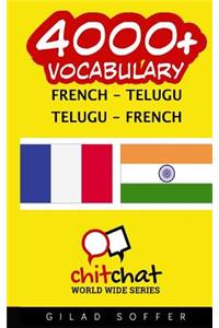 4000+ French - Telugu Telugu - French Vocabulary