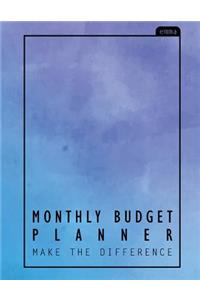 Monthly Budget Planner Make the Difference