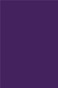 Journal Acai Purple Color Simple Plain Acai Purple