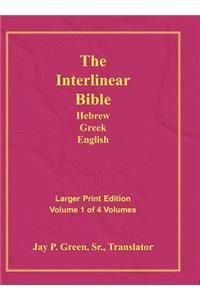 Interlinear Hebrew Greek English Bible-PR-FL/OE/KJ Large Pring Volume 1