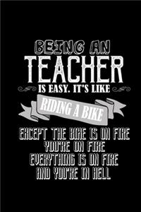 Teacher is like riding a bike