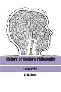History of Modern Philosophy