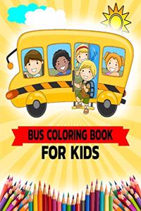 Bus Coloring Book For Kids