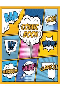 Blank Comic Book Notebook