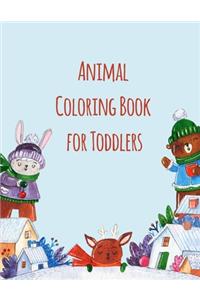 Animal Coloring Book For Toddlers