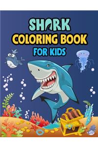 Shark Coloring Book For kids