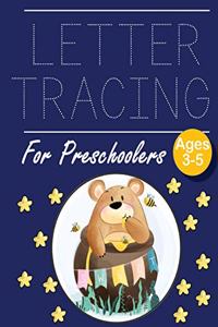 Letter Tracing for Preschoolers cute little bear