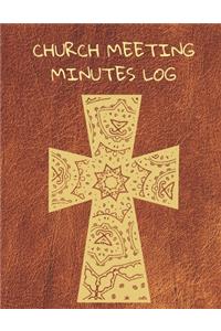 Church Meeting Minutes Log