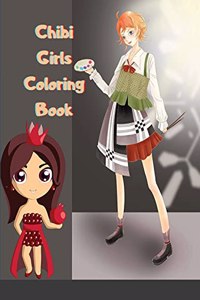 Chibi Girls Coloring Book