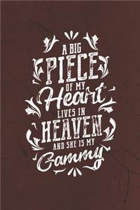 A Big Piece Of My Heart Live In Heaven And She Is My Gammy