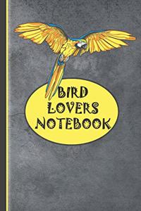 Bird Lovers Notebook