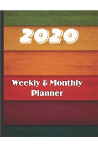 2020 Weekly & Monthly Planner