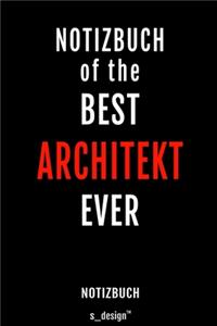 Notizbuch für Architekten / Architekt / Architektin