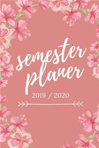 Semester Planer 2019 / 2020