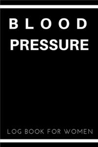blood pressure log book for women