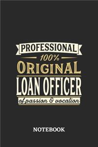 Professional Original Loan Officer Notebook of Passion and Vocation