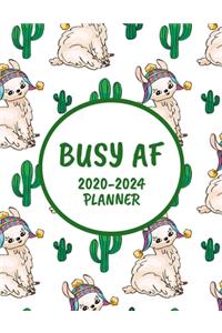 Busy AF 2020-2024 Planner