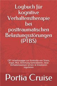 Logbuch für kognitive Verhaltenstherapie bei posttraumatischen Belastungsstörungen (PTBS)