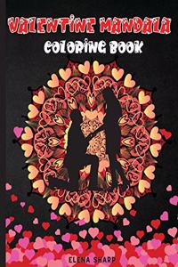 Valentine Mandala Coloring Book