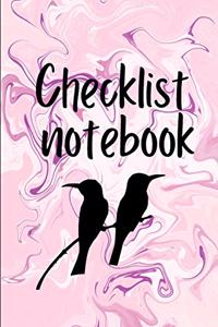 Checklist Notebook