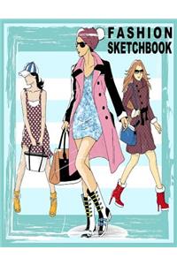 Fashion Sketchbook: 196 Figure Templates for Designing Looks and Building Your Portfolio (Fashion Sketch)