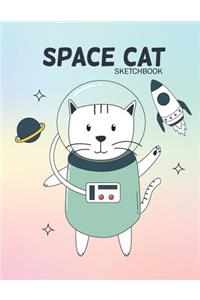 Space cat sketchbook
