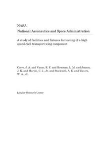 A Study of Facilities and Fixtures for Testing of a High Speed Civil Transport Wing Component