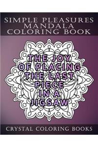 SimplePleasures Mandala Coloring Book