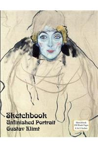 Sketchbook - Unfinished Portrait - Gustav Klimt