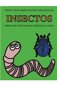 Libros de pintar para niños de 2 años (Insectos)