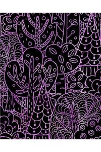 Journal Notebook Forest Trees Pattern 5