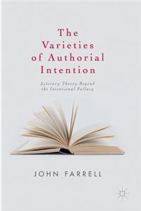 Varieties of Authorial Intention