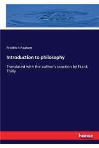 Introduction to philosophy